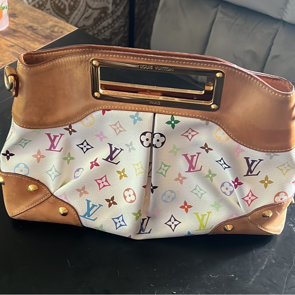 Louis Vuitton Purse White Monogram Judy Shoulder Bag - Picture 1 of 8